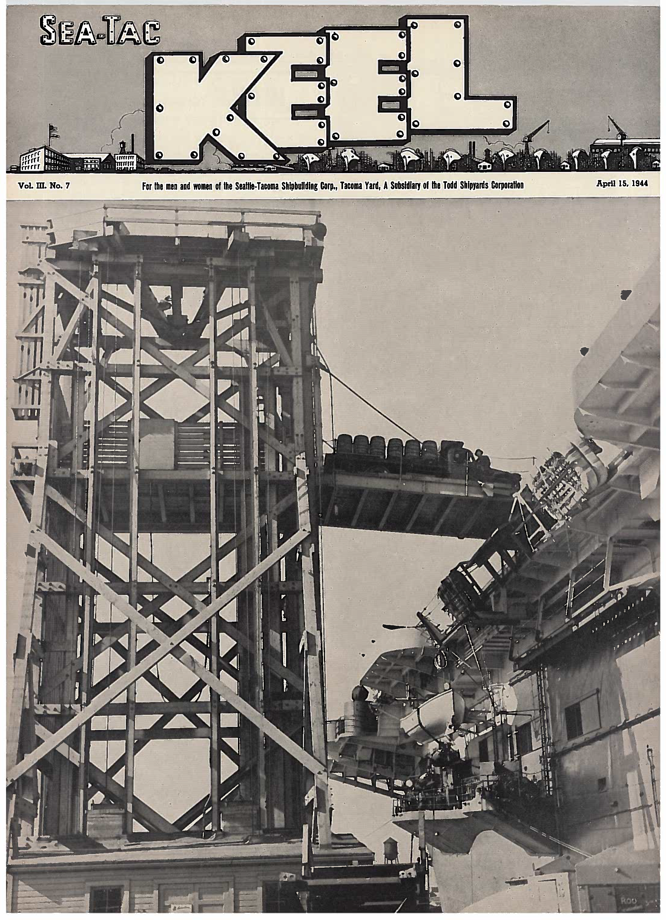 scan of an old magazine cover called Keel